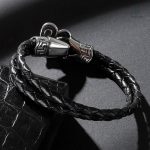 Cuir serpent bracelet, expression d'un style rebelle