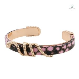 Bracelet Serpent Doré Rose en Cuivre élégant et original