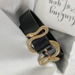 Ceinture femme motif serpent chic et stylée