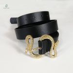 Ceinture serpent avec boucle décorative unique