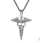 Bijou d'Hermès, serpent Caducée, symbole d'harmonie