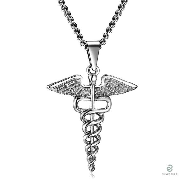 Bijou d'Hermès, serpent Caducée, symbole d'harmonie
