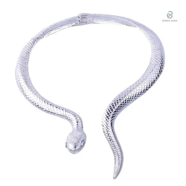 Collier Serpent en Argent élégant et stylé