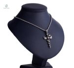 Bijou serpent épée, style unique en acier inoxydable