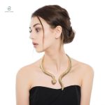 Collier en forme de serpent, design original et chic