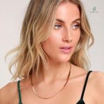 Collier serpent plat en acier inoxydable