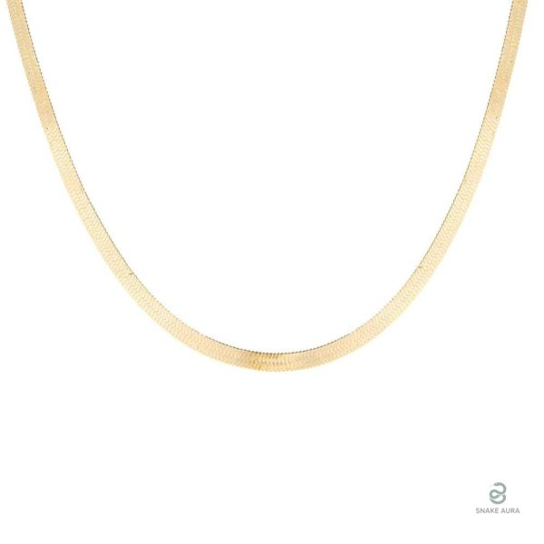 Bijou serpent avec maille fine