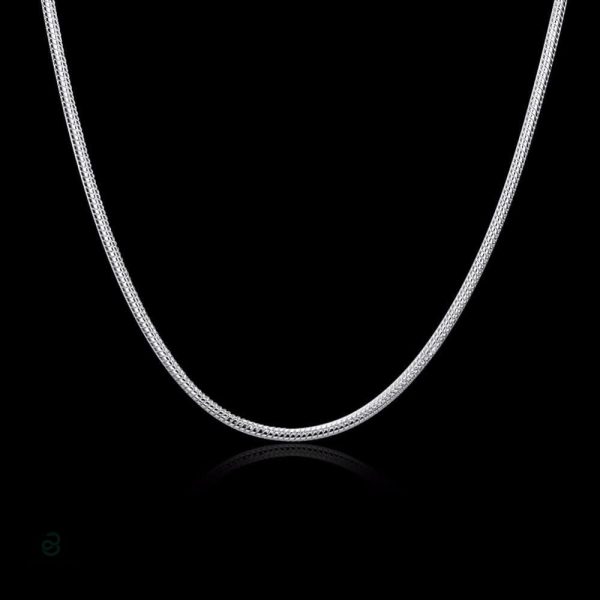 Collier Maille Serpent en Argent 925