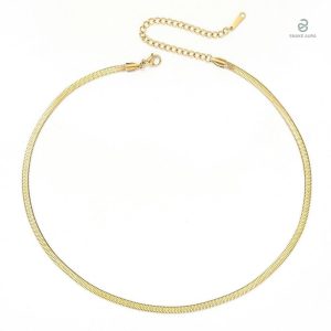 Collier serpent en or, design classique et intemporel