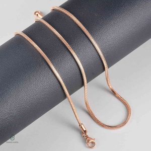 Collier tendance en or rose