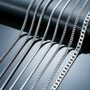 Collier Maille Serpent Plaqué Argent