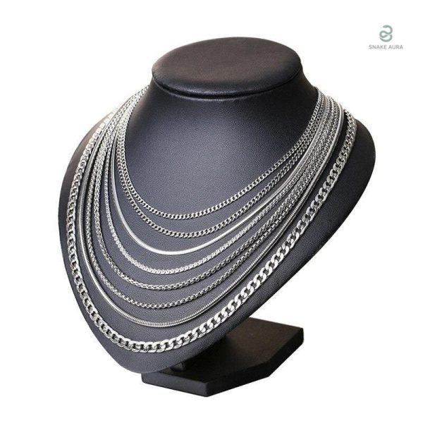 Collier argent serpent pour occasions spéciales