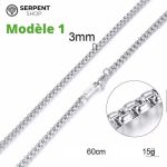 Bijou maille serpent au design raffiné
