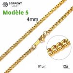 Collier serpent orné d'une maille très élégante
