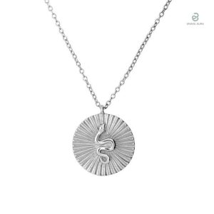 Collier Serpent Plaqué Argent Sterling 925