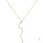 Collier Serpent Long en Argent Sterling 925