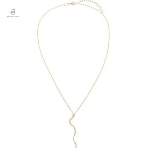 Collier en argent 925 inspiré par un serpent