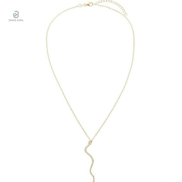Collier en argent 925 inspiré par un serpent