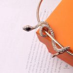 Ras-de-cou en or motif serpent, bijou stylé et chic