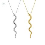 Collier Serpent Argent Femme élégant et moderne