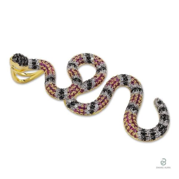 Collier serpent en cuivre élégant et créatif