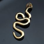 Accessoire fantaisie serpent en métal cuivré