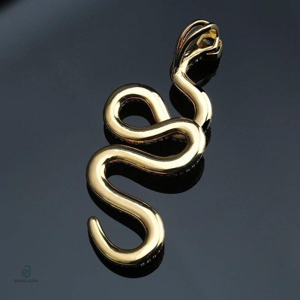 Accessoire fantaisie serpent en métal cuivré