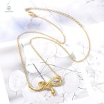Collier moderne serpent doré, accessoire tendance