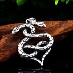 Collier en serpent, duo de nœuds stylés pour femme