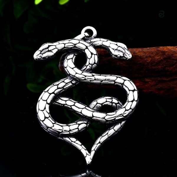 Bijou serpent, collier noué tendance et raffiné