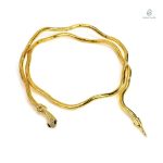Bijou serpent doré, design enroulé sophistiqué