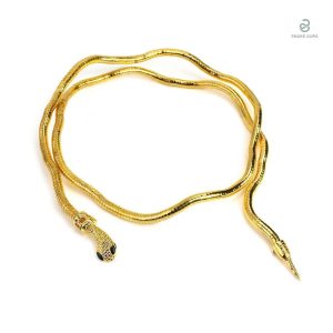 Bijou serpent doré, design enroulé sophistiqué