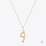 Collier Serpent Femme en or élégant