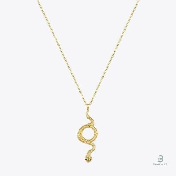 Collier Serpent Femme en or élégant