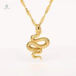 Collier Serpent Or élégant pour un look raffiné