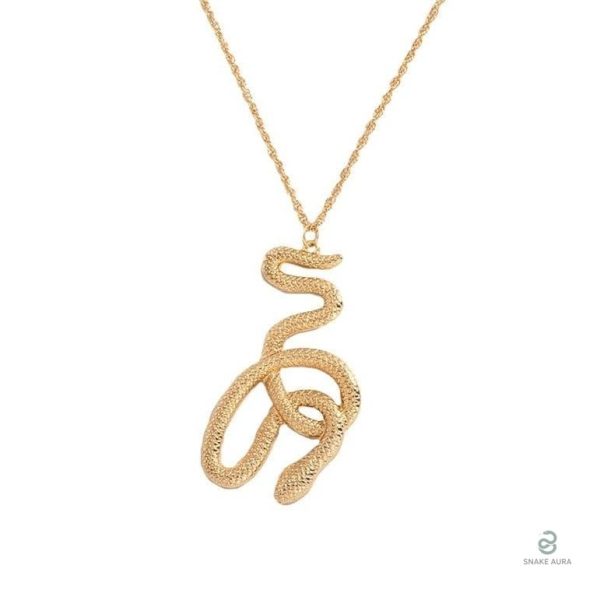 Collier Serpent Or Femme élégant et tendance