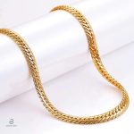 Bijou serpent or jaune, style moderne