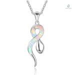 Collier Serpent Multicolore en Acier Original