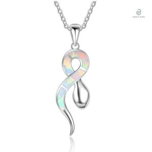 Collier Serpent Multicolore en Acier Original