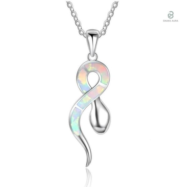Collier Serpent Multicolore en Acier Original
