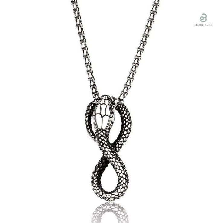 Collier Serpent Vintage Acier
