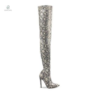 Cuissardes serpent effet python élégantes et tendance