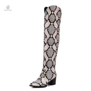 Cuissardes serpent avec motifs uniques et séduisants