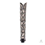 Chaussures cuissardes serpent pour un look tendance