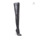 Cuissardes imitation serpent élégantes pour un style audacieux