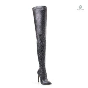 Cuissardes imitation serpent élégantes pour un style audacieux