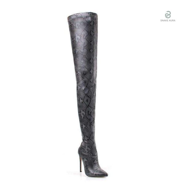 Cuissardes imitation serpent élégantes pour un style audacieux