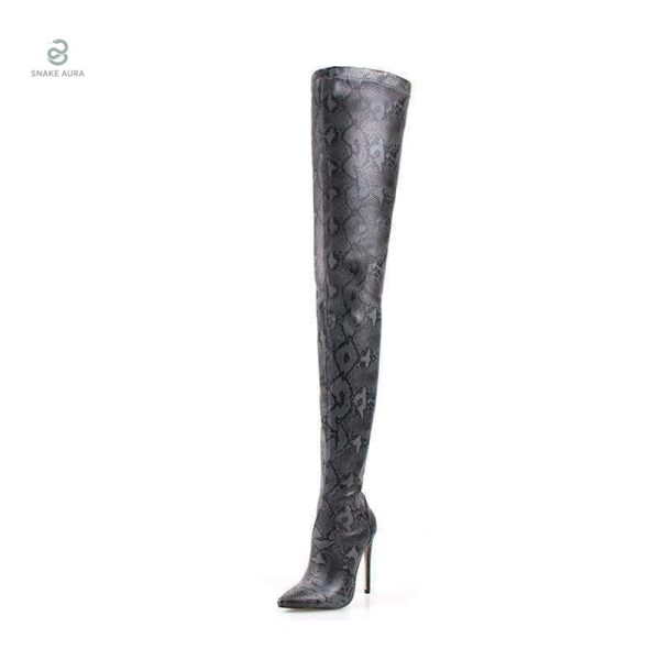 Cuissardes serpent tendance, parfaites pour un look affirmé