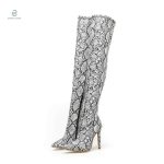 Cuissardes serpent imprimé python élégantes et tendance