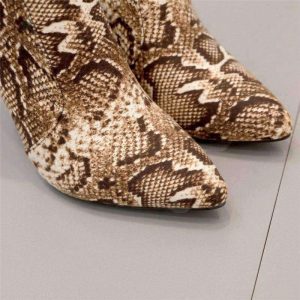 Cuissardes femme motif serpent chic